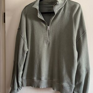 Aerie womans Olive Zip-Up Sweater